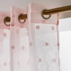 Sale Tenda trasparente occhielli pon pon Emie Tende Trasparenti