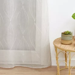 Online Tenda trasparente ricamata Galactée Tende Trasparenti
