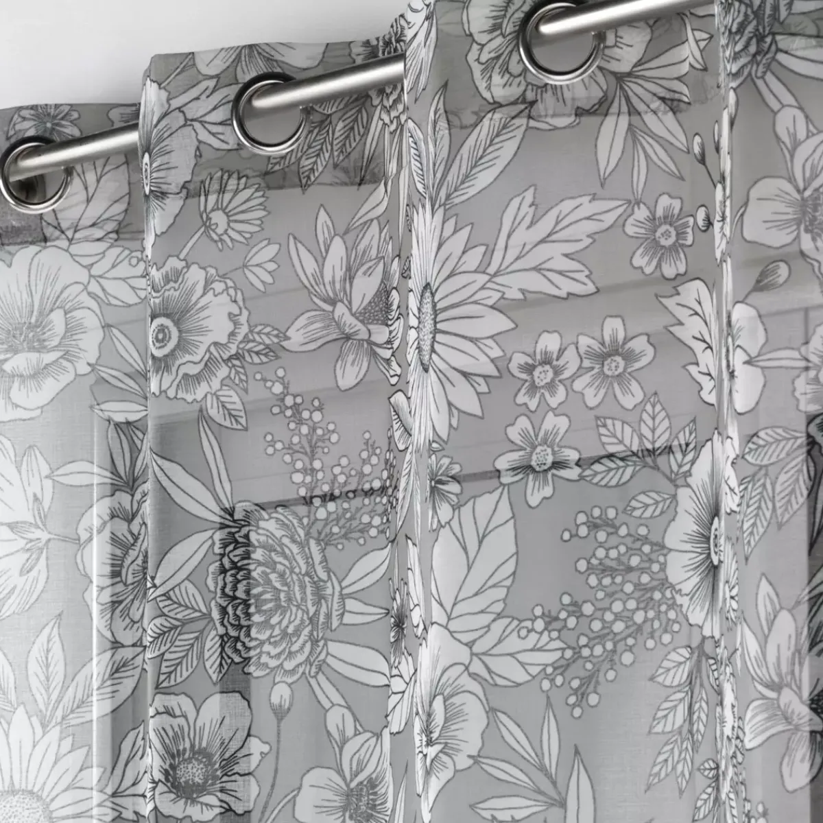 Discount Tenda trasparente Milady Grigio Tende Trasparenti