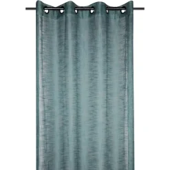 Discount Tenda trasparente (135 x 260 cm) Ontario Blu petrolio Tende Trasparenti