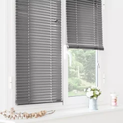 Tenda veneziana (50 x 130 cm) PVC Grigio antracite Tende A Rullo