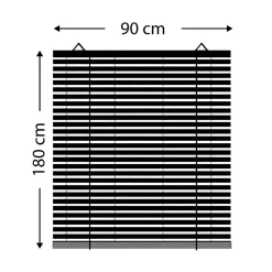 Online Tenda veneziana (90 x H180 cm) PVC Grigio Tende A Rullo