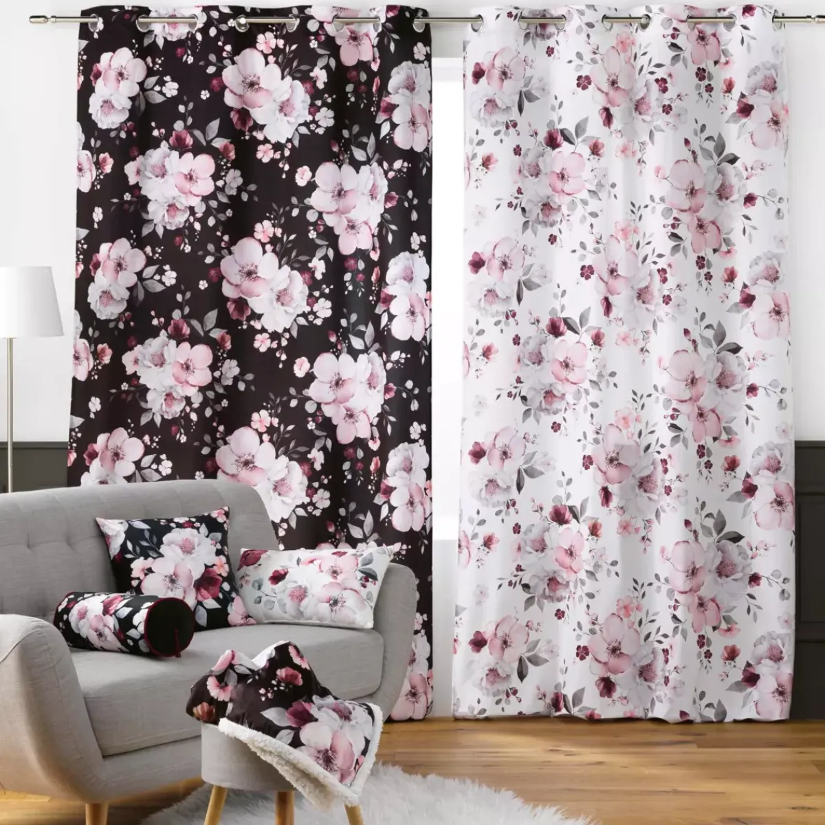Best Tenda Velvet flower Tende