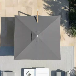 Tessuto per ombrellone decentrato (3 x 3 m) Elyra Antracite