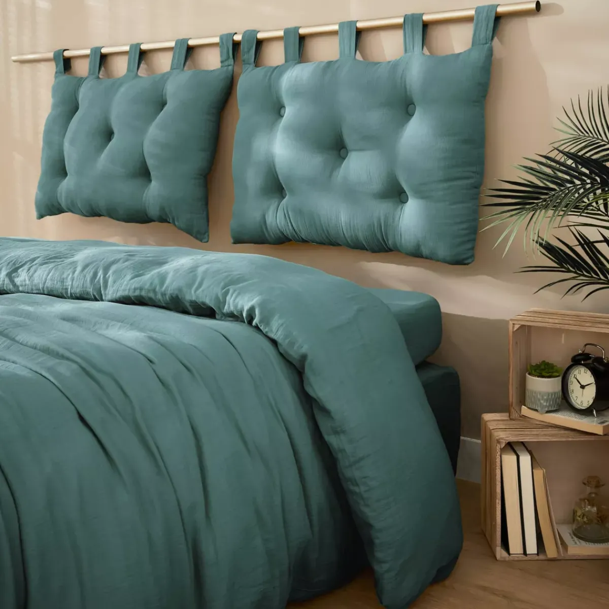 Best Testiera cucsino garza di cotone (80 x 50 cm) Gaïa Testate Letto