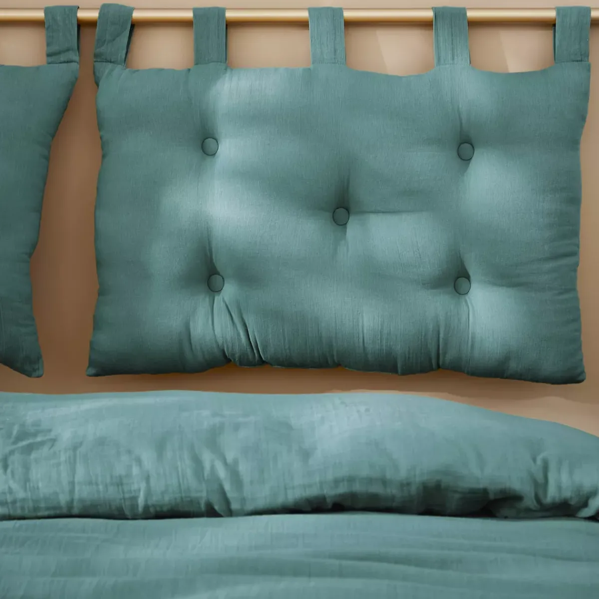 Best Testiera cucsino garza di cotone (80 x 50 cm) Gaïa Testate Letto