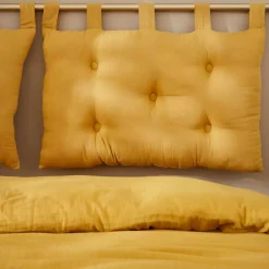 Outlet Testiera cuscino garza di cotone (80 x 50 cm) Gaïa Testate Letto