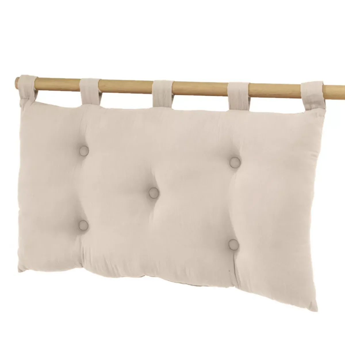 New Testiera letto garza di cotone (80 x 50 cm) Gaïa pampa Testate Letto