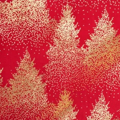 Tovaglia natalizia rettangolare (140 x 360 cm) Albero Rosso