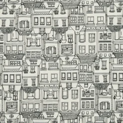 Sale Tovaglia rettangolare cotone antimacchia (150 x 250 cm) Home Grigia Tovaglie
