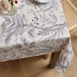 Discount Tovaglia rettangolare cotone antimacchia (150 x 350 cm) Colibri Grigia Tovaglie