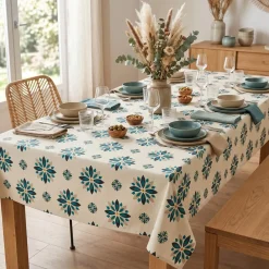 Tovaglia rettangolare cotone antimacchia (150 x 350 cm) Porto Tovaglie
