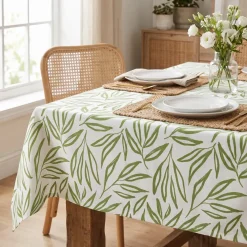 Online Tovaglia rettangolare cotone antimacchia (150 x 350 cm) Galice Tovaglie