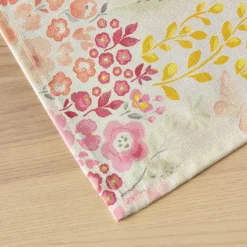 Tovaglia rettangolare cotone antimacchia (150 x 350 cm) Margherite Multicolore