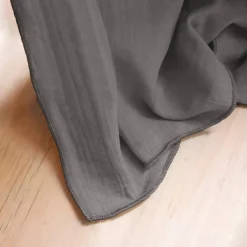 Sale Tovaglia rettangolare garza di cotone (L350 cm) Gaïa Grigio granito Tovaglie