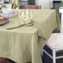 Sale Tovaglia rettangolare garza di cotone (L250 cm) Gaïa Tovaglie