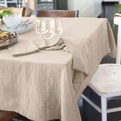 Best Tovaglia rettangolare garza di cotone (L250 cm) Gaïa pampa Tovaglie