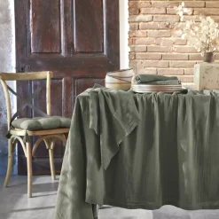 Tovaglia rettangolare garza di cotone (L350 cm) Gaïa Tovaglie