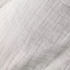 Tovaglia rettangolare garza di cotone (L250 cm) Gaïa Grigio nuvola
