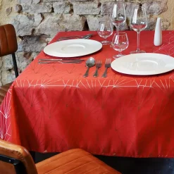 Tovaglia rettangolare (L350 cm) Facette Rosso
