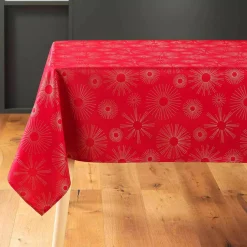 Tovaglia rettangolare (L240 cm) Pampille métallisé Rosso