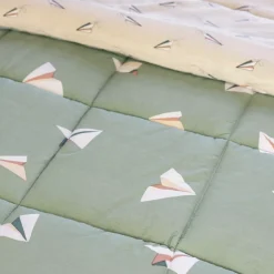 Trapuna stampata bambino e una federa (140 x 200 cm) Petits papiers Biancheria Da Letto Bambini