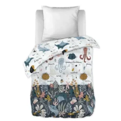 Hot Trapunta stampata bambino (140 x 200 cm) Octopia Biancheria Da Letto Bambini
