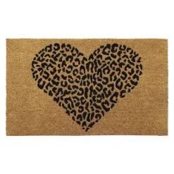 Discount Zerbino Coco (45 x 75 cm) Leopard Tappeti Ingresso